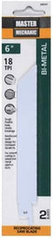 DISSTON COMPANY 698466 18 TPI High Speed Steel Metal Cutting Reciprocating Saw Blade (2 Pack), 6"...