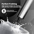 Electric Milk Frother Handheld, Stainless Steel Electric Coffee Frother Battery Operated Whisk Beater Foam Maker High Speed Handheld Foam Maker Dr...