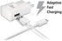 Samsung Galaxy Tab E 8.0 Tablet Adaptive Fast Charger Micro USB 2.0 Cable Kit! True Digital Adaptive Fast Charging uses Dual voltages for up to 50...