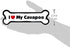 Imagine This Company I Love My Breed Bone Shaped Pet Magnet; Removable Magnets for Cars, Fridges, Lockers & More, Stylish Pet Inspired Car Accesso...