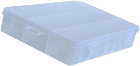 Clear Visible Plastic Storage Box- Rectangular Storage Box, Suitable For Beads, Screws Hardware Accessories Organizer Box Art DIY, Crafts, Jewelry...