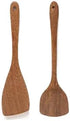 Wooden Spatulas for cooking - Set of 2 12.8 Inch 12 Inch Versatile Utensils, Wooden Spoons, Anti Scratch Non Stick Cookware, Eco Friendly, Wooden ...