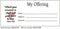 Broadman Church Supplies My Offering Bill Size Envelope, 100 Count...