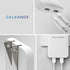 Flat 2-Port USB C Wall Charger, Ultra Slim Dual Power Adapter with Type-C Cable (20W) Fast Charging for iPhone 15, Pro Max/Samsung Galaxy Models (...