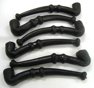 Wockenfuss Candies Black Licorice Pipes - 1 Dozen...