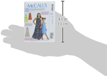 McCall's Patterns Children's/Girls' Gathered Neckline Sleeveless Dresses...
