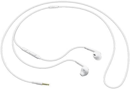 2 Pack OEM Wired 3.5mm White Headset with Microphone, Volume Control, for Samsung Galaxy S10, S10 Plus, S10e, Note 10, A71, A31, S9, S8, S7, S6 Ed...