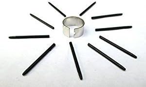10 Pack Black Replacement Nibs with Removal Ring for Wacom Bamboo & Intuos Pens...