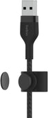 Belkin BoostCharge Pro Flex Braided USB Type A to Lightning Cable (1M/3.3FT), MFi Certified Charging Cable for iPhone 14, 13, 12, 11, Pro, Max, Mi...