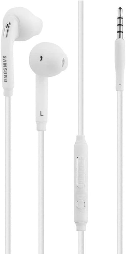 Samsung Eo-Eg920Bw White Headset/Handsfree/Headphone/Earphone With Volume Control Compatible with Galaxy Phones (Non Retail Packaging - Bulk Packa...