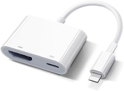 Apple MFi Certified Lightning to HDMI Adapter,1080P Screen Converter with Lightning Charging Port HDMI Digital AV Adapter iPhone to HDMI Adapter C...