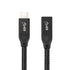 cablecc USB-C USB 3.1 Type-C Male to Female Extension Data Cable with Sleeve for Laptop Phone 60CM...