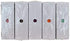 Gmark Paper Napkin Band Box of 500, Paper napkin rings self adhesive (Red White Grid) GM1111A...