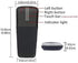 Bluetooth Arc Touch Mouse Slim and Portable Mini Wireless Computer Mouse Folding Ergonomic Optical Mice for Notebook Laptop Tablet (Bluetooth-Blac...