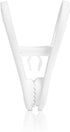 20 Pcs Multi-Purpose Clips for Hangers, White Clothes Hanger Clips, Standard Plastic Hanger...