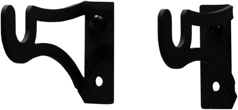 Village Wrought Iron Curtain Brackets for .5 Inch Rods...