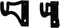 Village Wrought Iron Curtain Brackets for .5 Inch Rods...