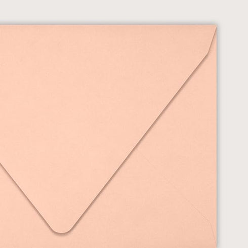 LUXPaper 4Bar A1 Contour Flap Invitation Envelopes | 3 5/8" x 5 1/8" | Blush Pink | 80lb. Text | 50 Qty...