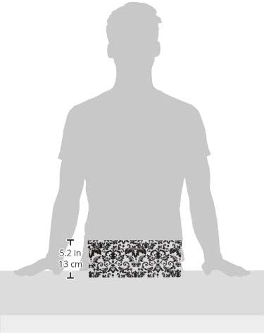 Heavy-Duty Photo/Video Storage Box, Damask Design...
