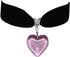 Y2k Heart Necklace Gothic Love Heart Y2k Aesthetic Pendant Necklace Black Velvet Choker Necklace For Women Girls Fashion Christmas New Year Valent...