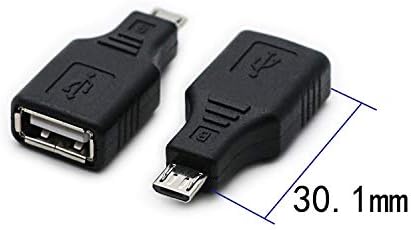 2 Pack USB 2.0 Micro USB Male to TYPE A Female OTG Adapter Connector Converter Coupler...