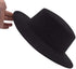 Classic Unisex Wool Blend Fedora Hat Brim Flat Church Cap Wide Brim Classic Pork Pie Hat Perfect for Wedding Party Talent Show Performance Best Xm...
