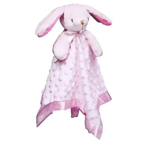 Pro Goleem Loveys for Babies Bunny Security Blanket Baby Girl Gifts Newborn Soft Pink Lovie for Infant and Toddler Snuggle Toy Stuffed Animal, Pin...