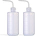 Wash Bottle - 2pcs 500ml/17oz Safety Wash Bottle Watering Tools, Economy Plastic Squeeze Bottle for Medical Label Green Soap Cleaning Washing Bott...