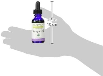 Banyan Botanicals Nasya Oil – Organic Herbal Nasal Drops for Clear Breathing – Ayurvedic Nasal Cleaner and Nose Moisturizer* – One Fluid Ounce – C...