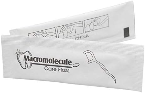 Each Individually Wrapped Teeth Cleaning Macromolecule Care Floss Travel Hotel Restaurant Dental Floss (500)...