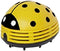 Mini Portable Handheld Cordless Tabletop Crumb Sweeper Desktop Dust Vacuum Cleaner Ladybug Dust Sweeper(Yellow)...