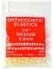 100 Pack Orthodontic Elastics 1/4" (6.4mm), Rubber Bands Great for Dog Grooming Top Knots, Bows, Braids, Tooth Gaps, and Dreadlocks by AdentalZ...