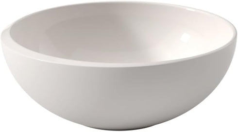 Villeroy & Boch NewMoon BOL Modern Bowl for Cereals, soups, Salad or Desserts Made of Premium Porcelain, Dishwasher Safe, White, 750 ml...