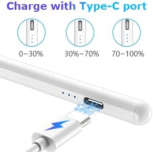 Stylus Pen for iOS&Android Touch Screens, Universal Stylus Pen for iPhone/Samsung, Smart Digital Stylus Pens for Lenovo/Huawei/Vivo/Mi and Other T...