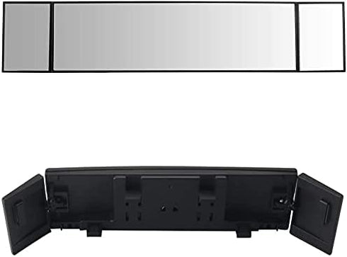 MIAOKE Rear View Mirror, 15-inch Clip on Rearview Mirrors, Wide Angle Curved Rearview Mirror, Interior Blind Spot Mirrors for Car...