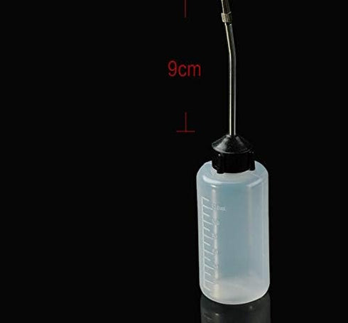 Uoeo 4 Pieces Sewing Machine Oil Dispenser Oiler with Long Angled Spout, Extended Spout Oil Bottle, 120ml...