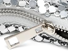 Womens Metallic Evening Bag Cute Hobo Handbag Fashion Shiny Moon-shaped Shoulder Purse...