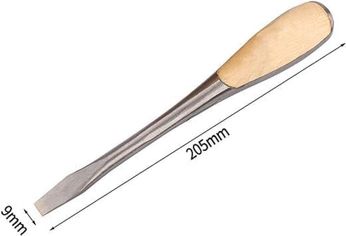 Labor-Saving Slotted Shank Wooden Handle Tool Flat-Blade Screwdriver Repair Tools Multi Home Improvement...