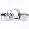 Round Food Molding Set Plating Forming Rings, Stainless Steel Cutters Food Ring Sets Stainless Steel Mousse Ring Molds, 3.15 by 1.5-Inches High, I...