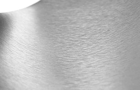 VVIVID XPO Silver Brushed Steel 5 Feet x 1 Foot Car Wrap Vinyl Roll with Air Release Technology...