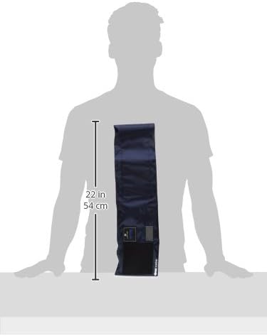 MABIS Sphygmomanometer Blood Pressure Replacement Cuff and Two-Tube Bladder, Adult Size, Blue...