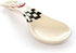 MT35 Fat Chef Kitchen Spoon Rest, Ceramic, White or Black, 8.6 x 3.5 Inches...
