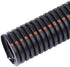 Electriduct 3/8" UV Rated Flame Retardant Wire Loom Black Nylon Split Tubing Cable Hose - 25 Feet...