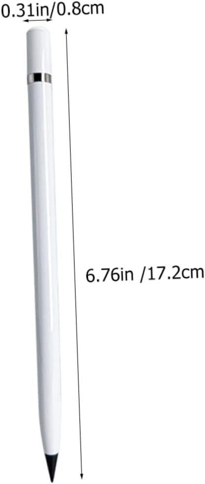 NUOBESTY 3pcs Eternal Pencil Erasable Pencil Forever Art Pencils Everlasting Pencil Drafting Supplies No Sharpening Pencils Black Pencils Ink Engr...