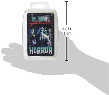 Top Trumps Card Game Horror - Family Games For Kids and Adults - Learning Games - Kids Card Games for 2 Players and more - Kid War Games - Card Wa...