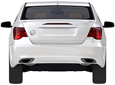 Car Magnet Sports Athlete Volleyball Magnetic Decal for School Lockers or Fridge, 3 3/4 Inch, Set of 5 (Grey)...