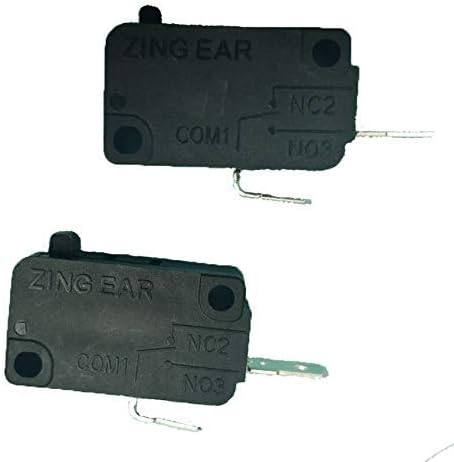 (2pcs) crowave Door Switch for GE Microwave Door Switch WB24X823 WB24X829 WB24X10029 WB24X10047 WB24X10071...