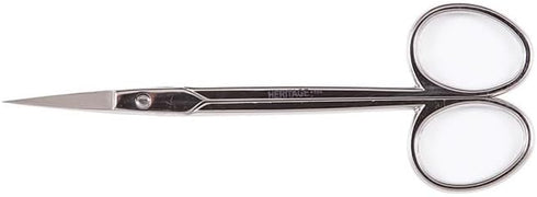 Klein Tools G104C Scissors, Embroidery Scissors with Curved Blade for Cutting Wire, Light Rubber Flashing, Filaments, More, 4-3/8-Inch...