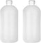 2PCS 1000ml/34oz Empty Plastic Small Mouth Graduated Lab Chemical Container Reagent Bottle Sample Liquid Sealing Reagent Bottle Boston Rounds Liqu...