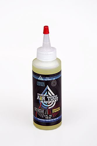 Air Tool Lubricant - Premium Industrial Pneumatic Tool Oil (4oz.)...